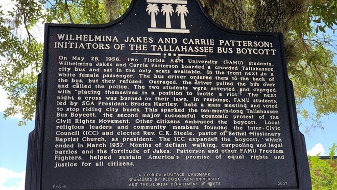 FAMU plaque